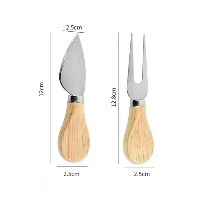 Cuchillo de queso y set de tenedor
