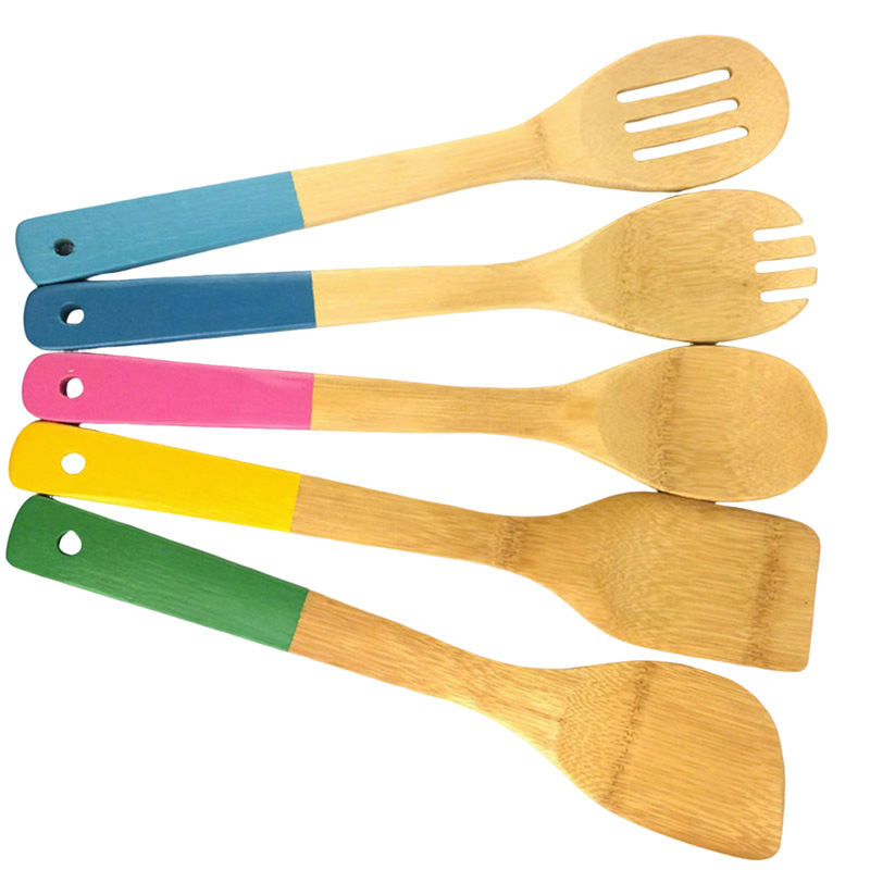 5 piezas de spatula bambú