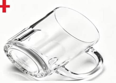 Taza de vidrio 240ml