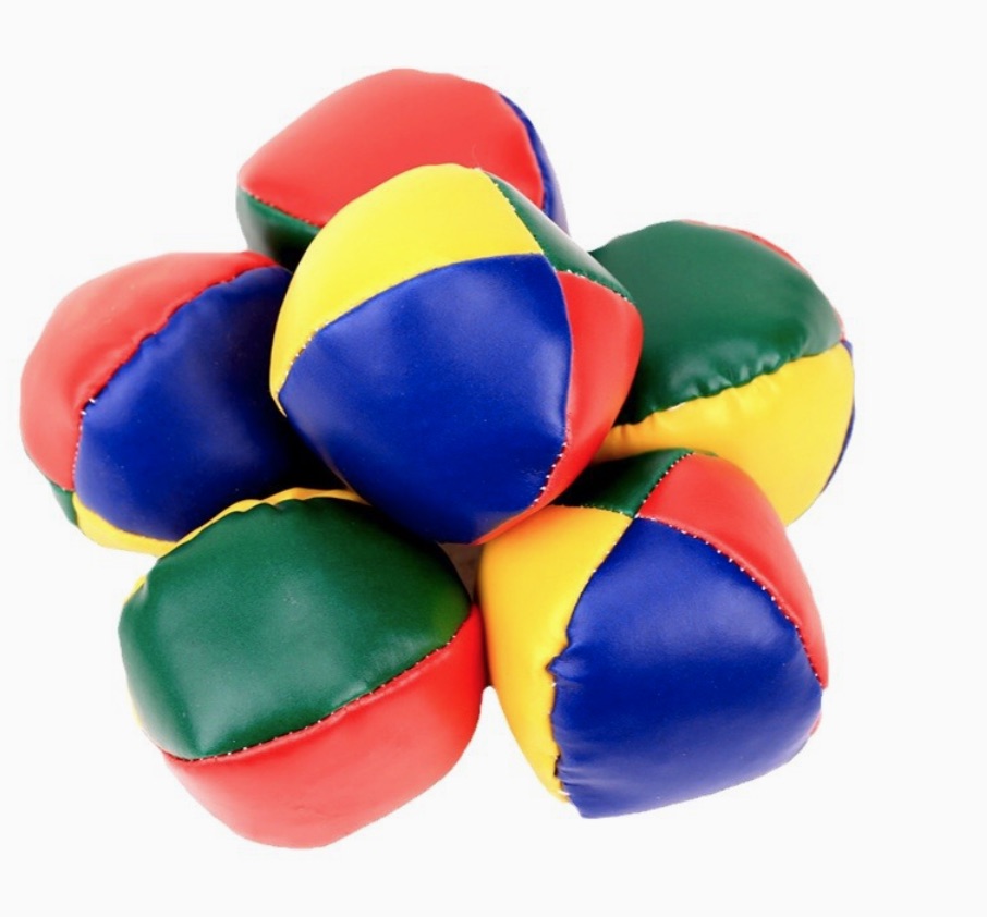 Bola de arena de colores