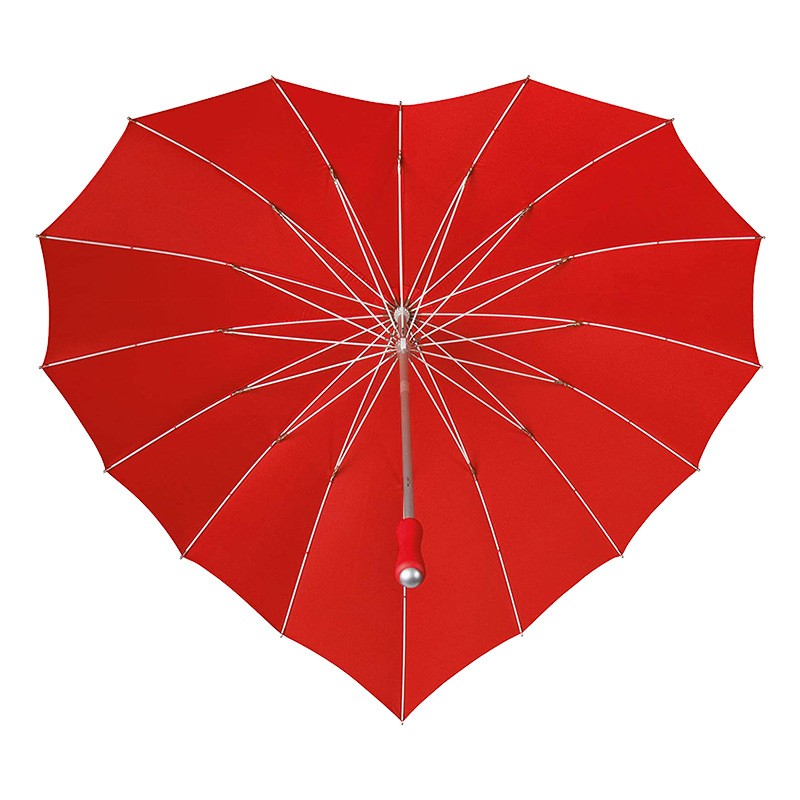 Mariage amour parapluie rouge
