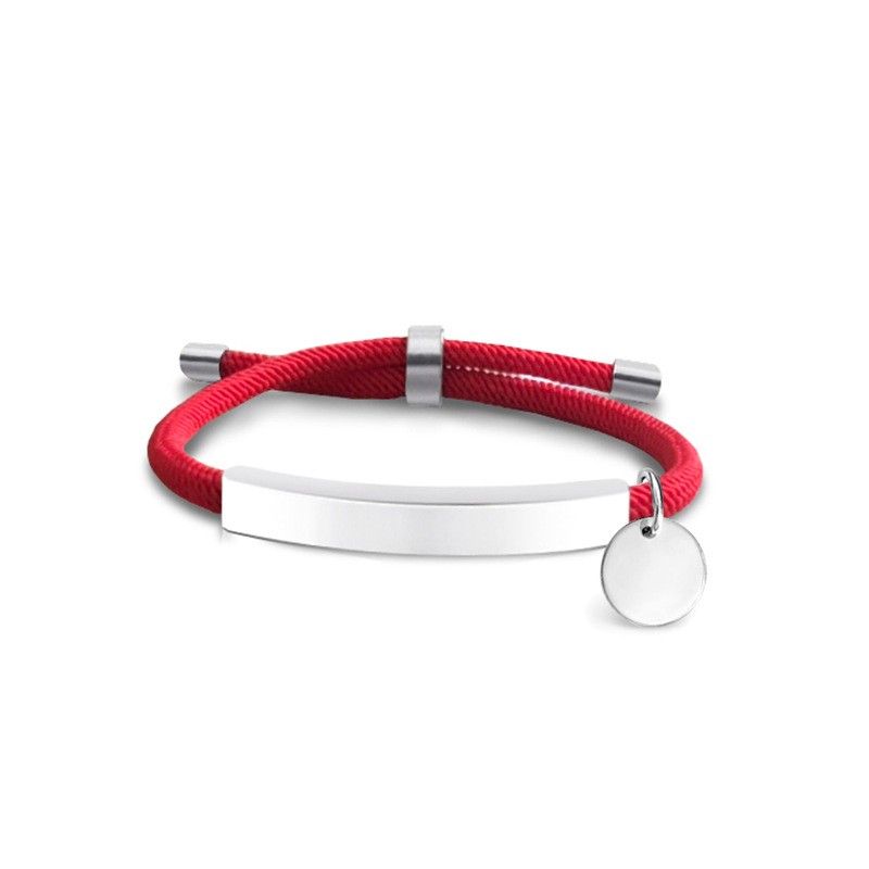 Pulsera de acero inoxidable plata