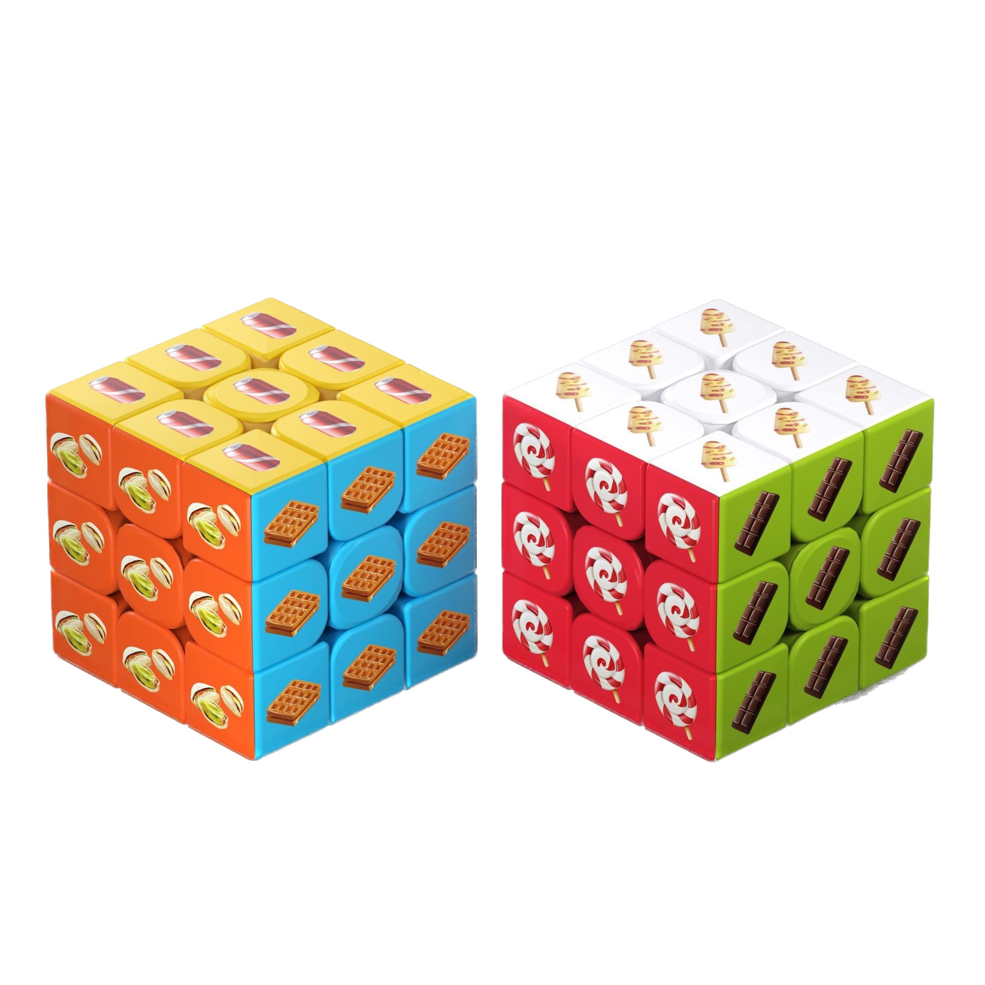 Personnalisé trois couches abs en plastique puzzle cube