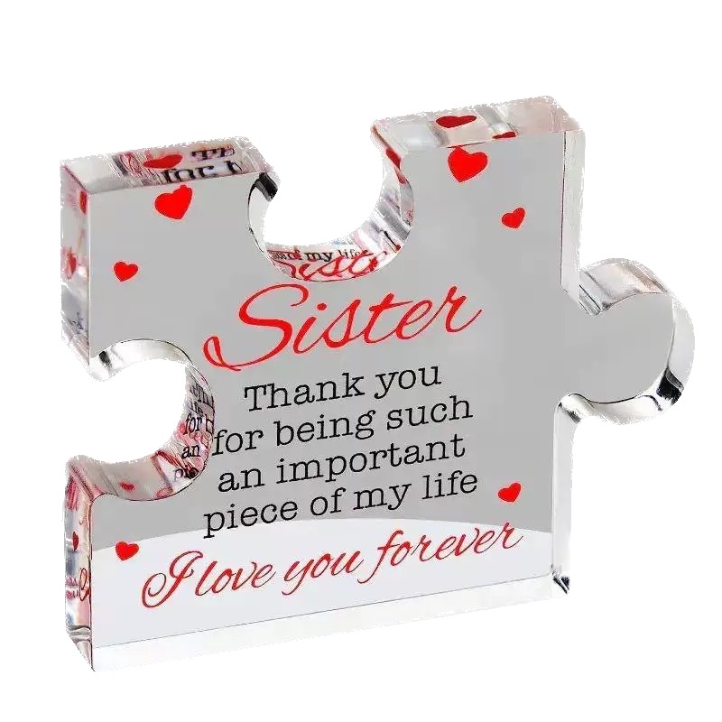 Ornamentos acrílicos irregulares