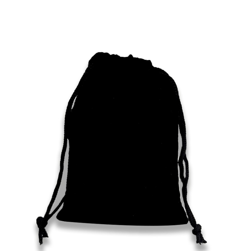 5"h negro terciopelo