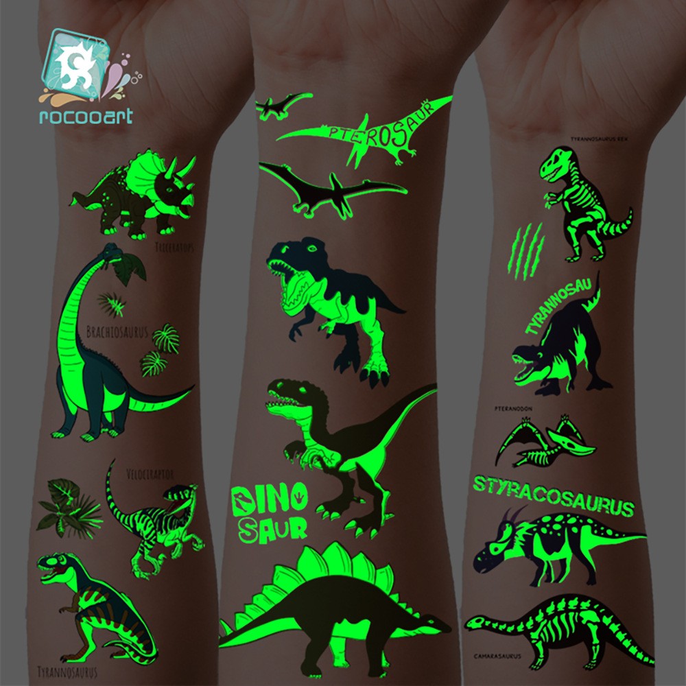 Autocollant de tatouage lumineux de nuit