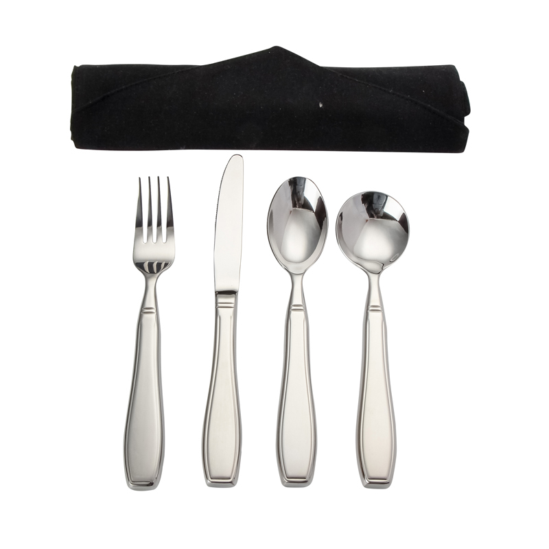 Set de plata de acero inoxidable peso