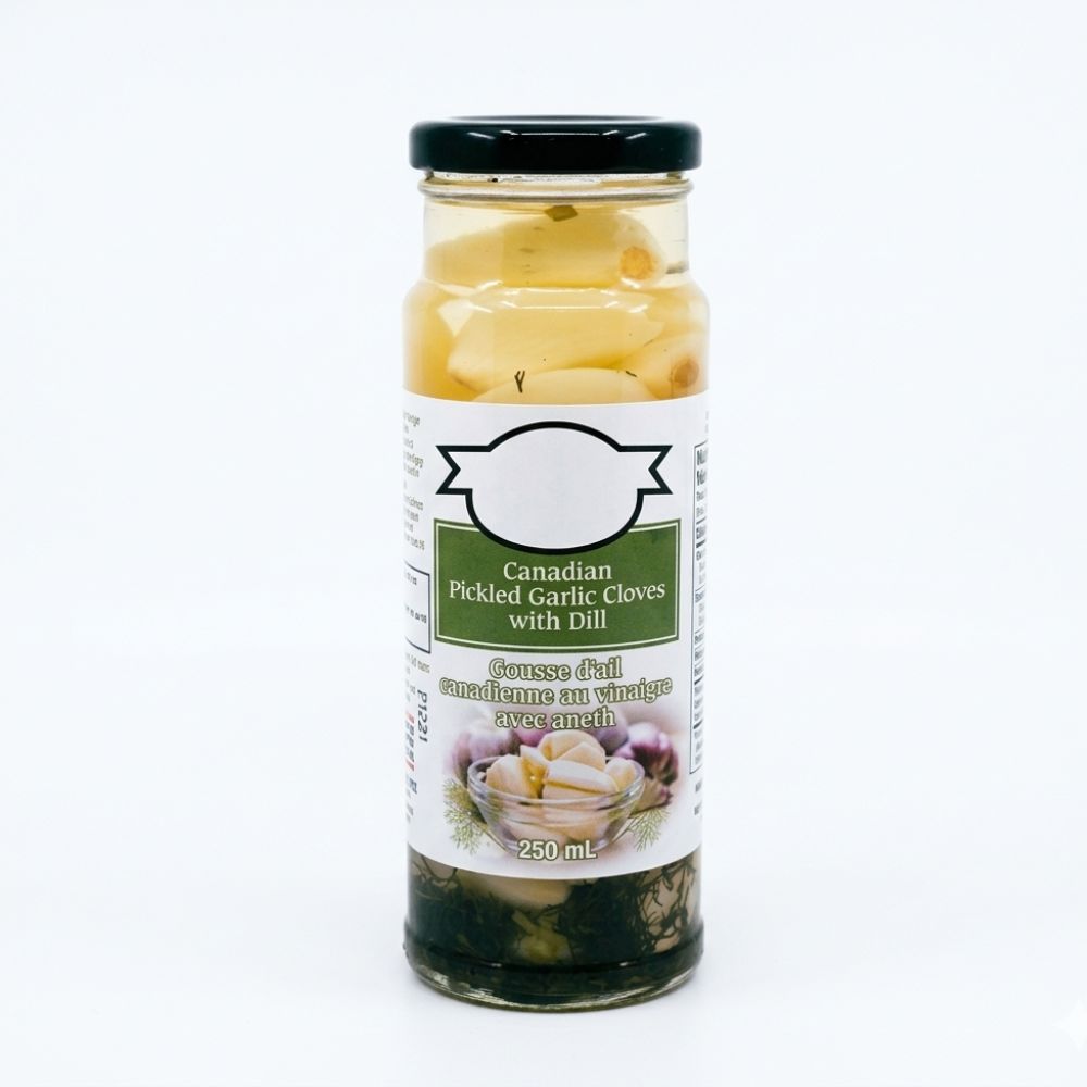 Ajo picado canadiano cocido con dill