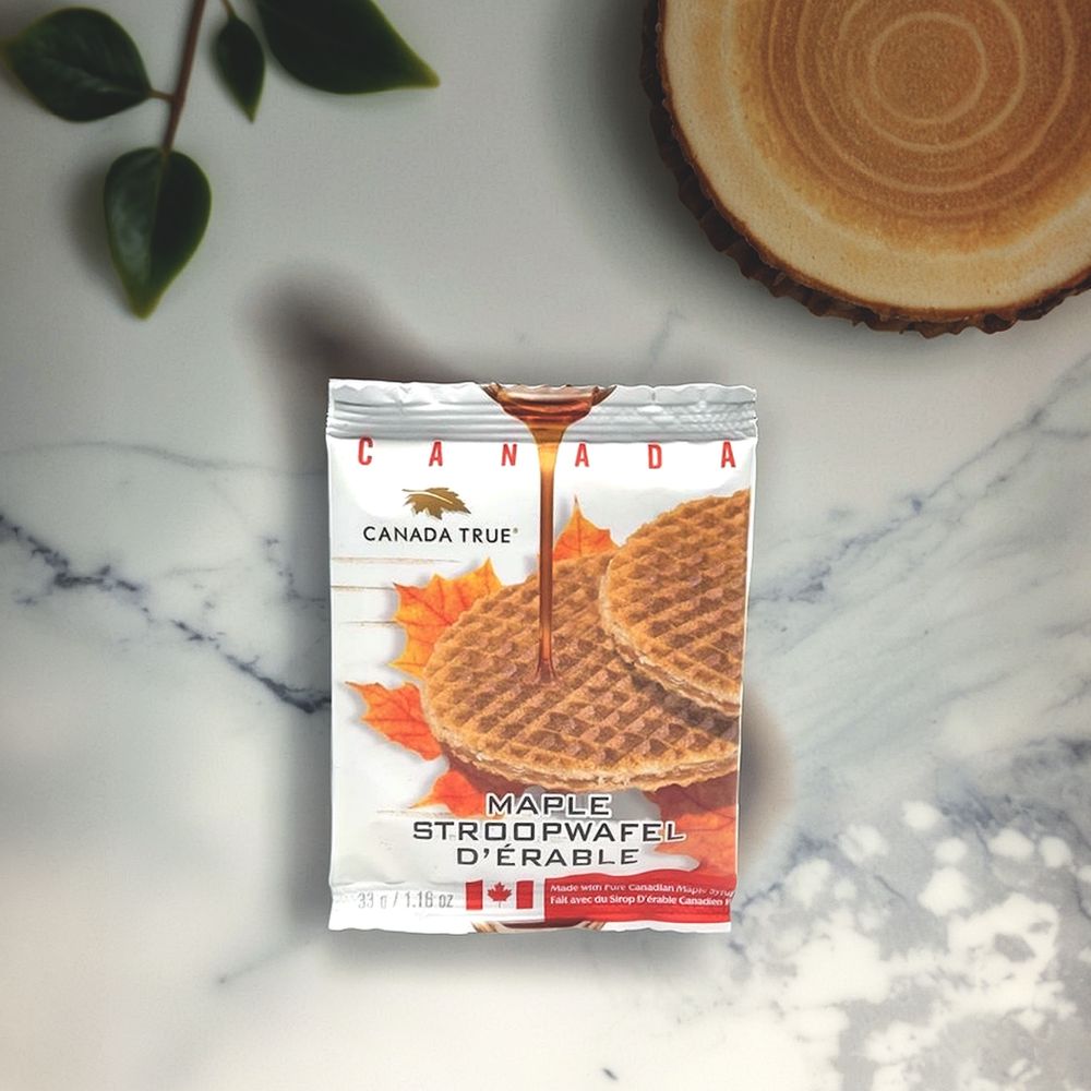 Canada verdadera arce waffle cookie 33g