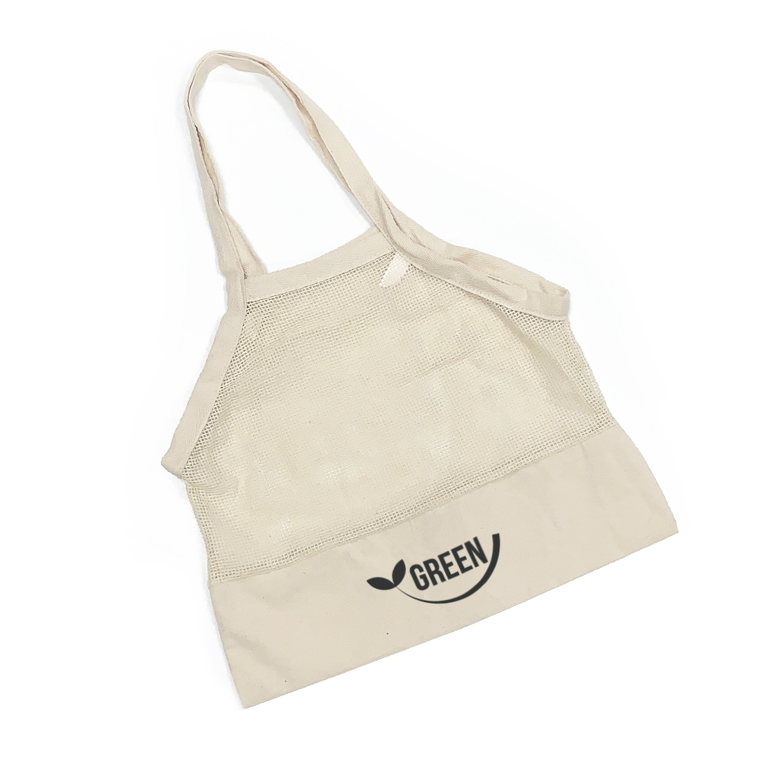 Sac d'achat en coton mélangé maille