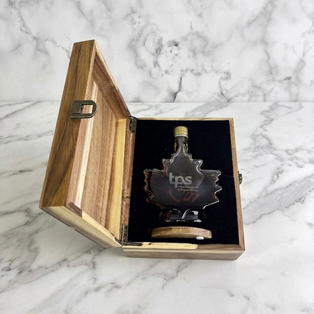 Set cadeau sirop d'érable et sous-verre