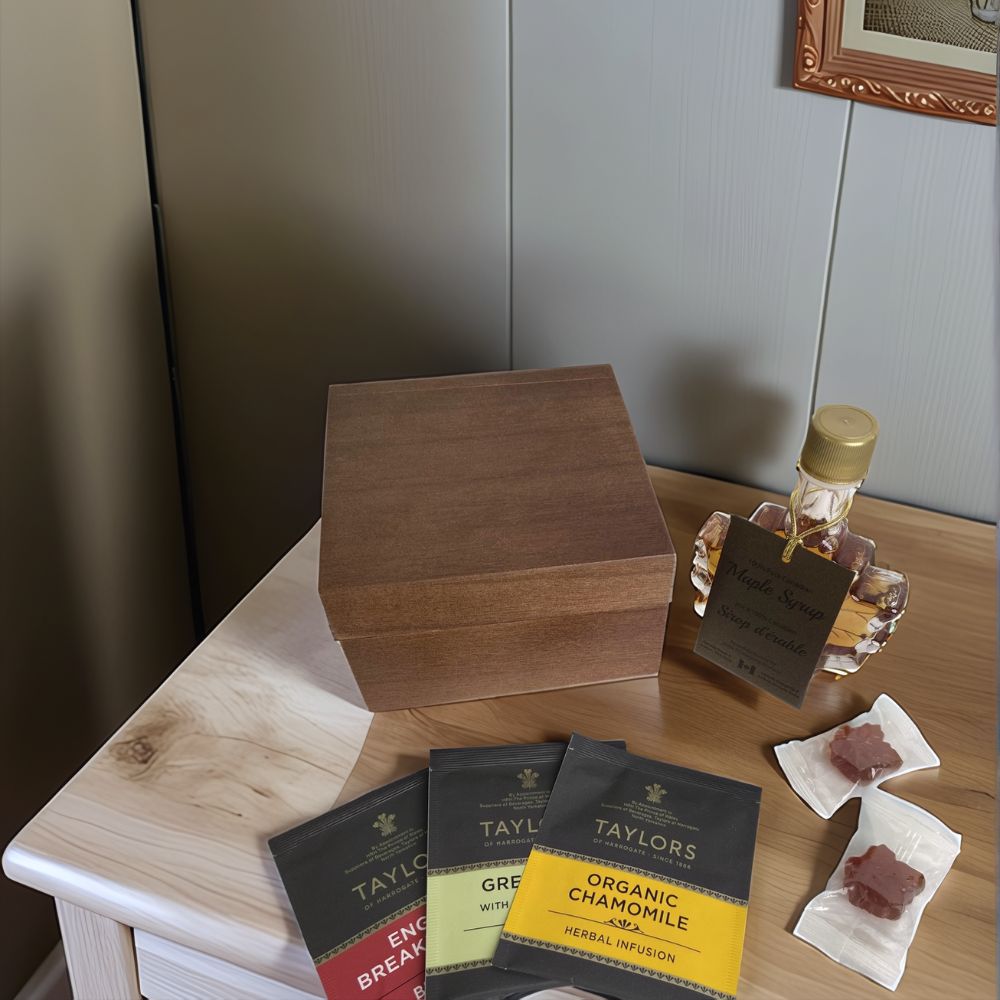 Ensemble cadeau d'érable confortable