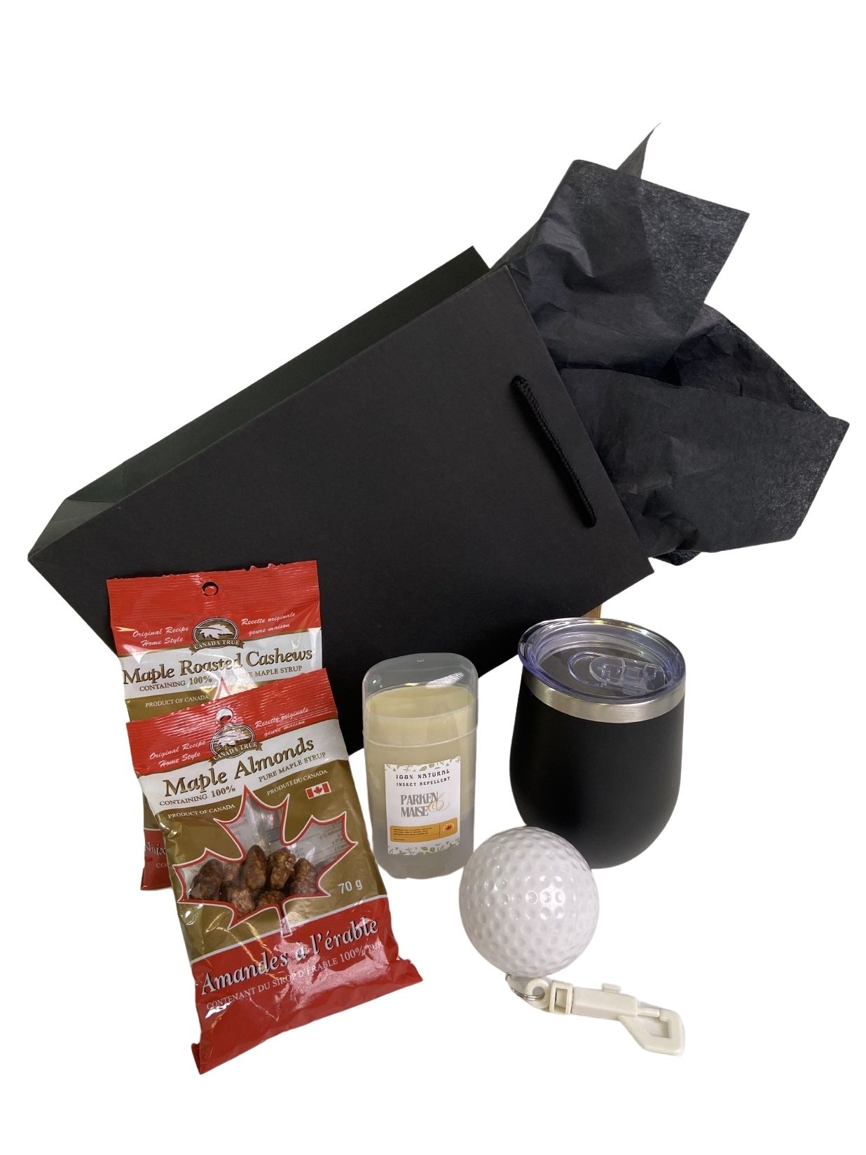 Coffret cadeau golf & collation premium