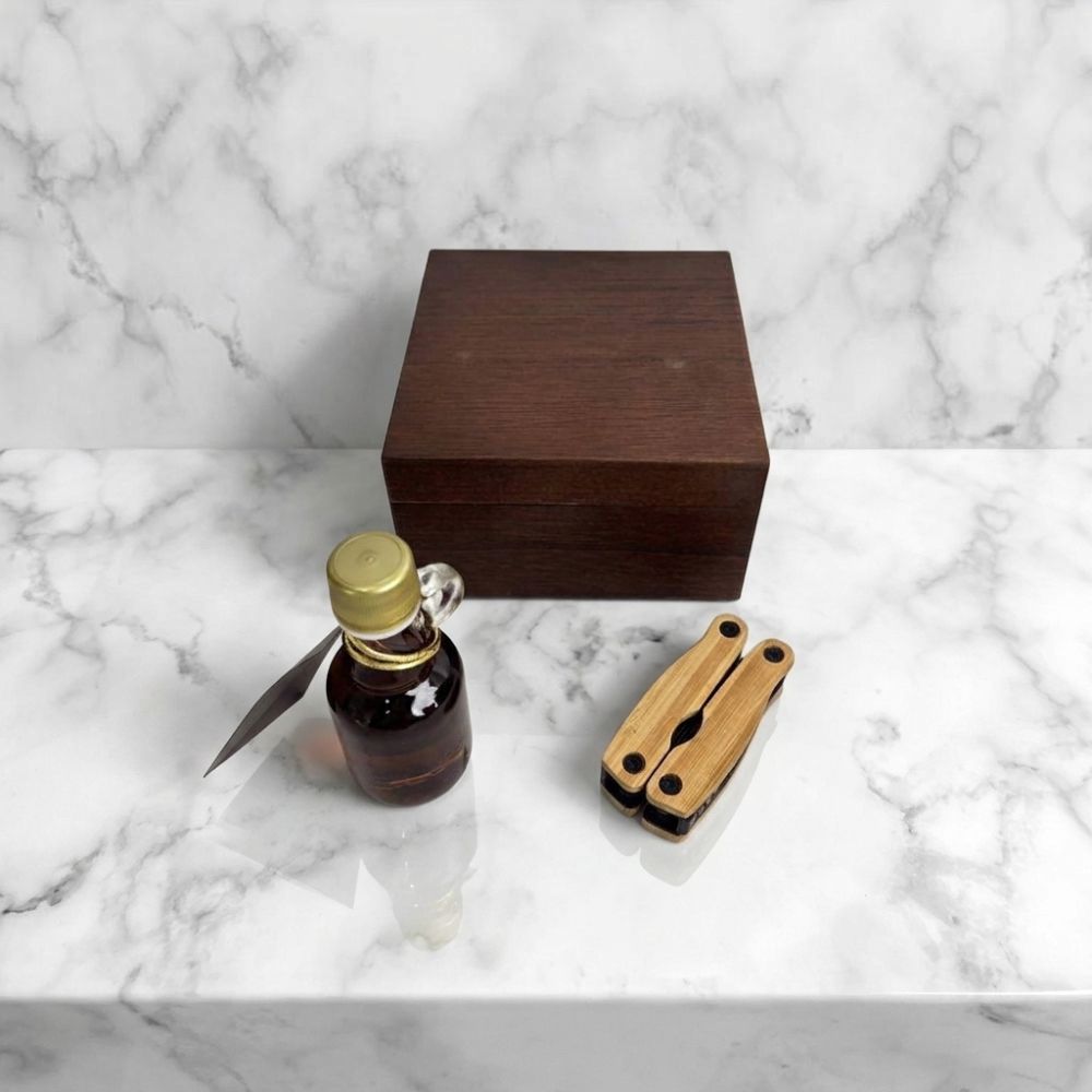 Ensemble cadeau érable et outil de poche
