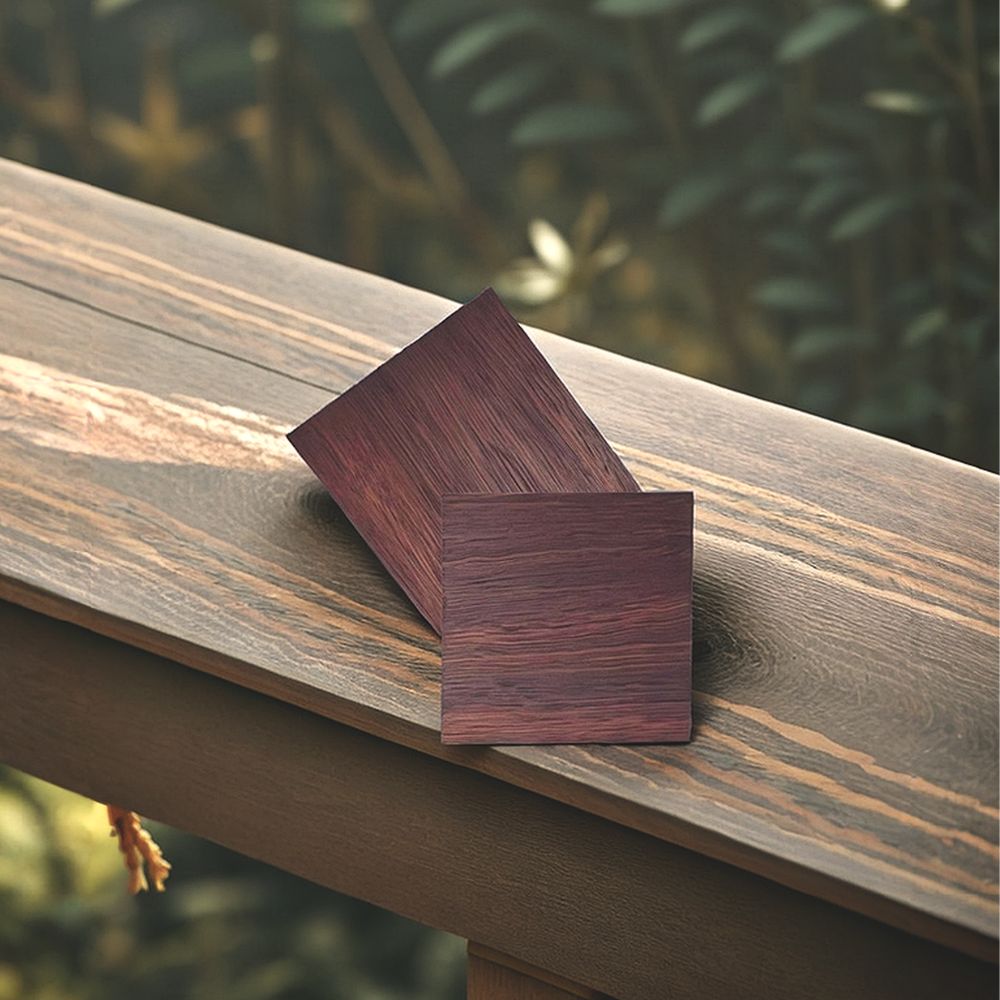 Canadian Jarrah Coaster Set Of 2 4x4