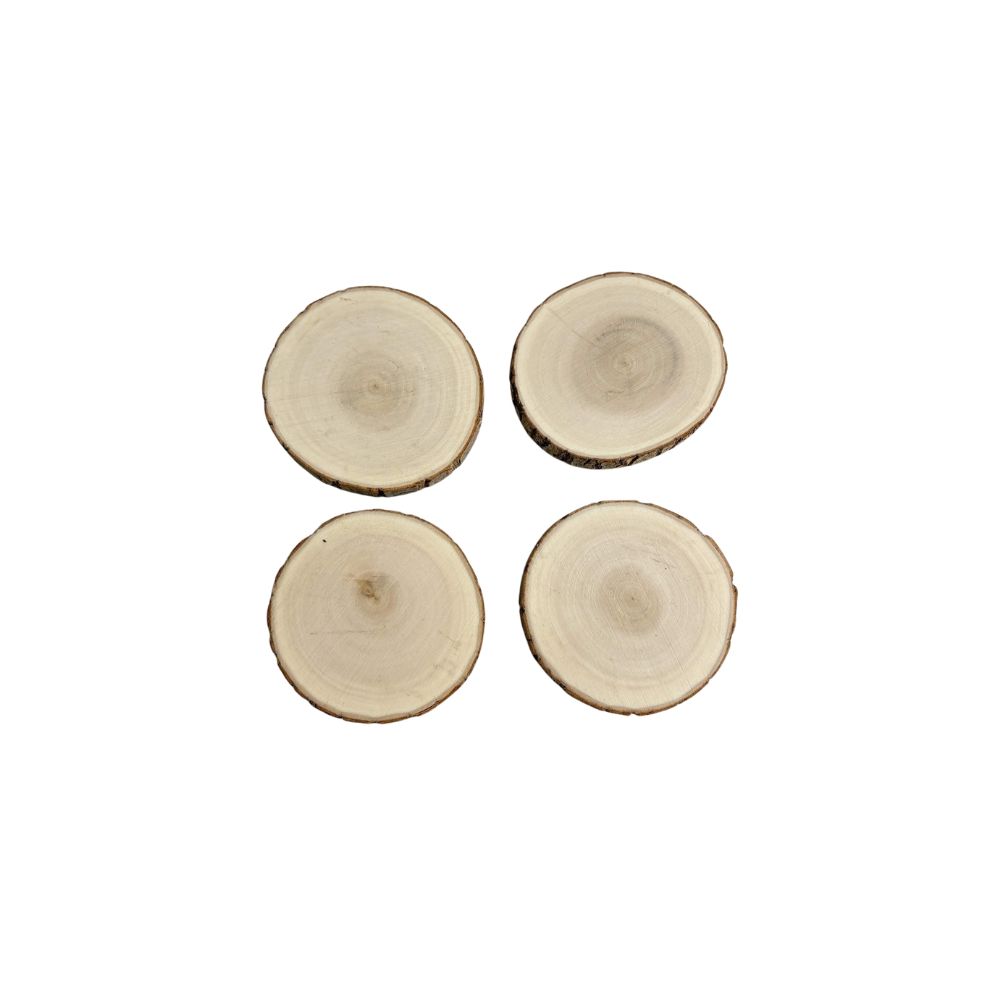 Conjunto natural de madera (conjunto de 4)