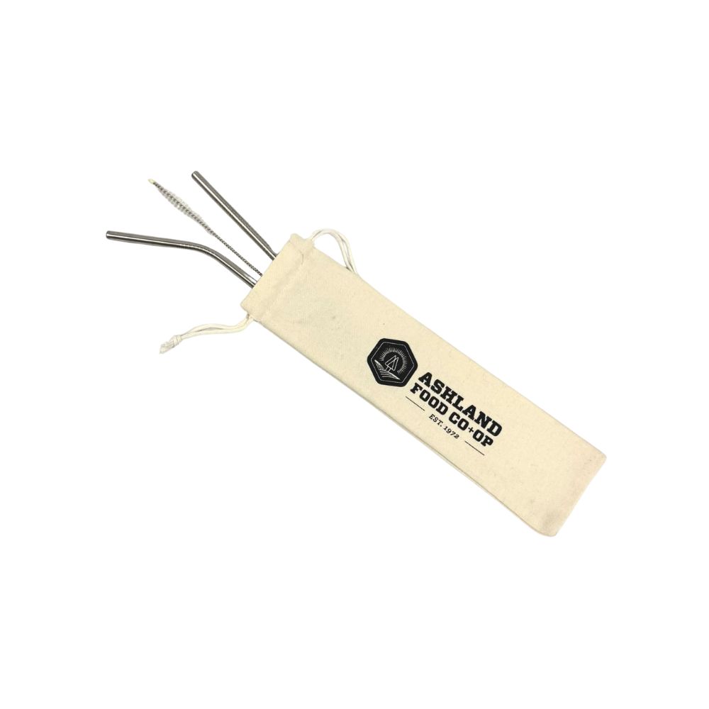Ensemble de paille en acier inoxydable 3 pièces