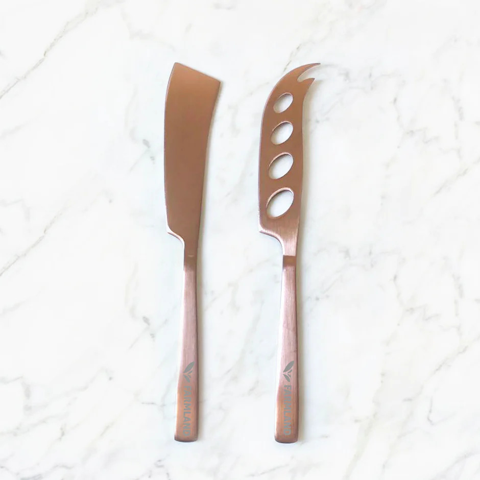 Set de corte de queso de acero inoxidable (2pcs)
