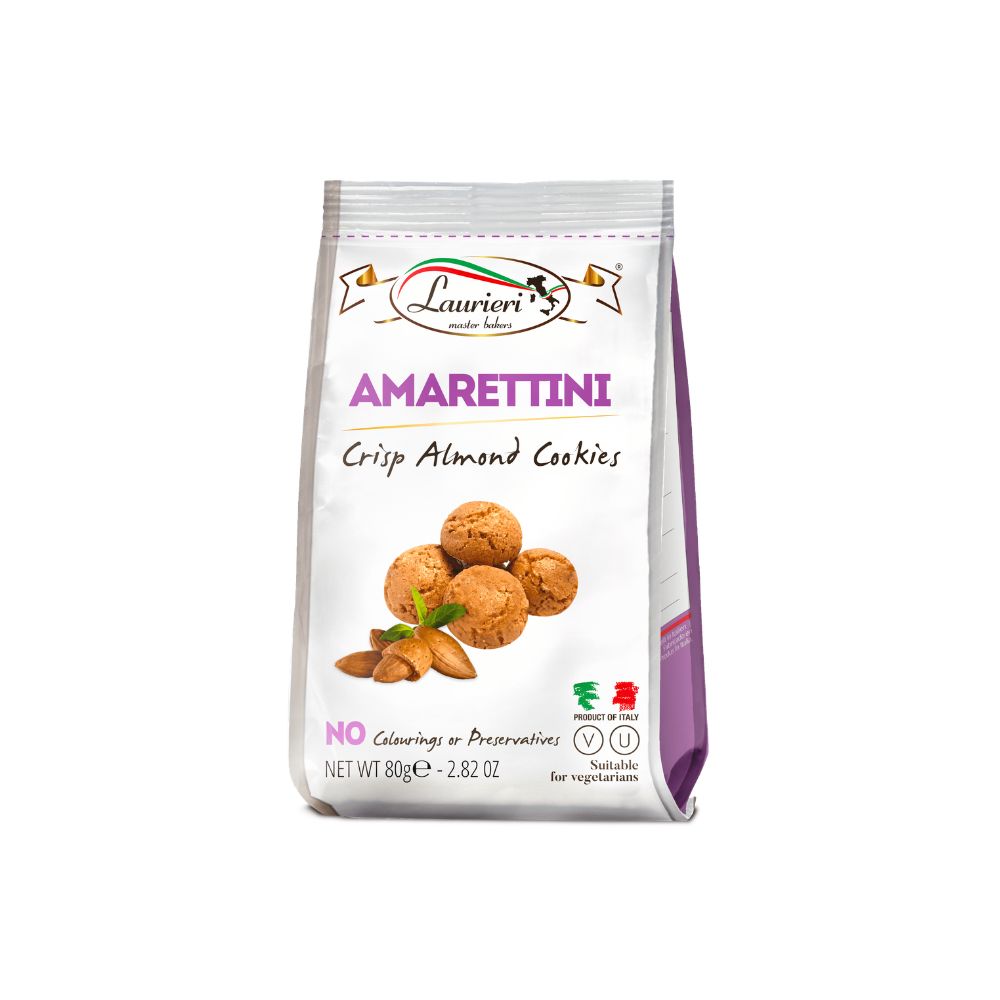 Laurieri Amarettini Crisp Almond Cookies 80g