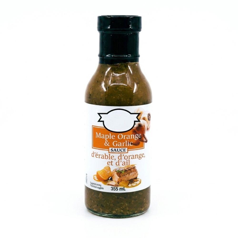 Arce naranja & salsa de ajo
