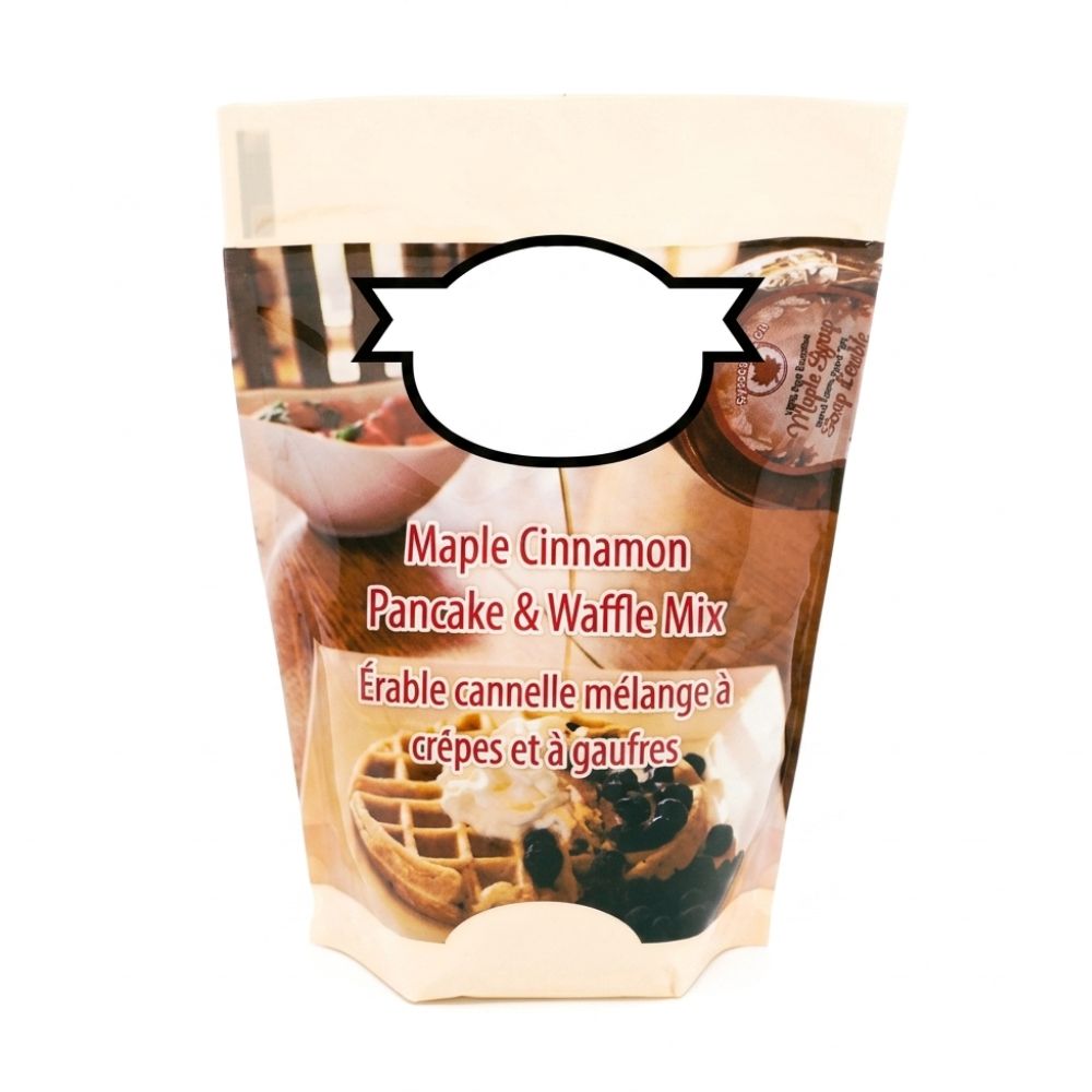 Mélange de crêpes et gaufres de cannelle d'érable