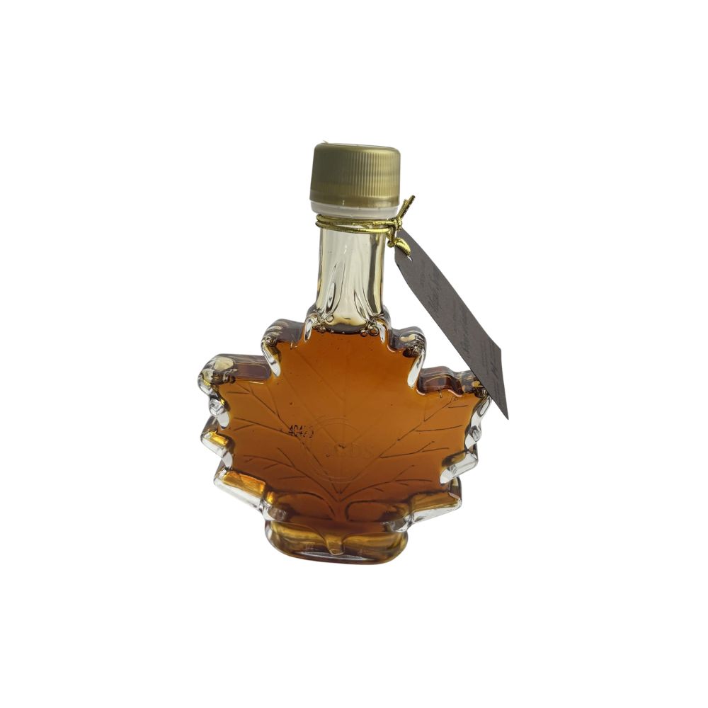 Sirop d'érable 100ml en bouteille de feuilles