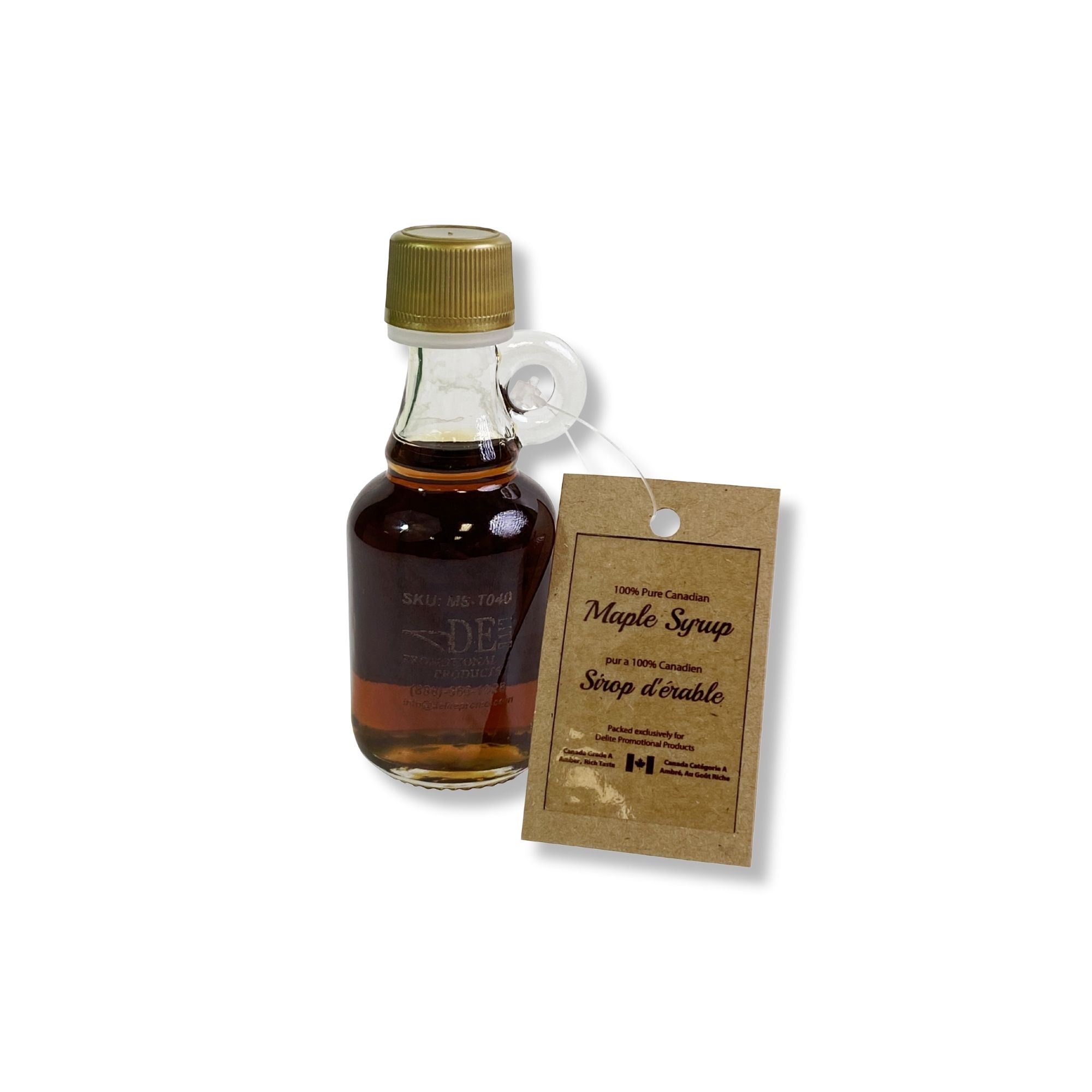 Sirop d'érable de 40ml en bouteille traditionnelle