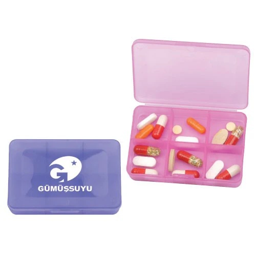 Caja de pastillas rectangular