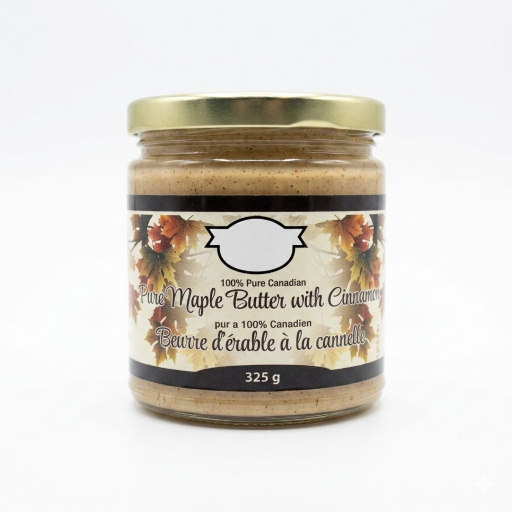 Mantequilla de arce puro con canela