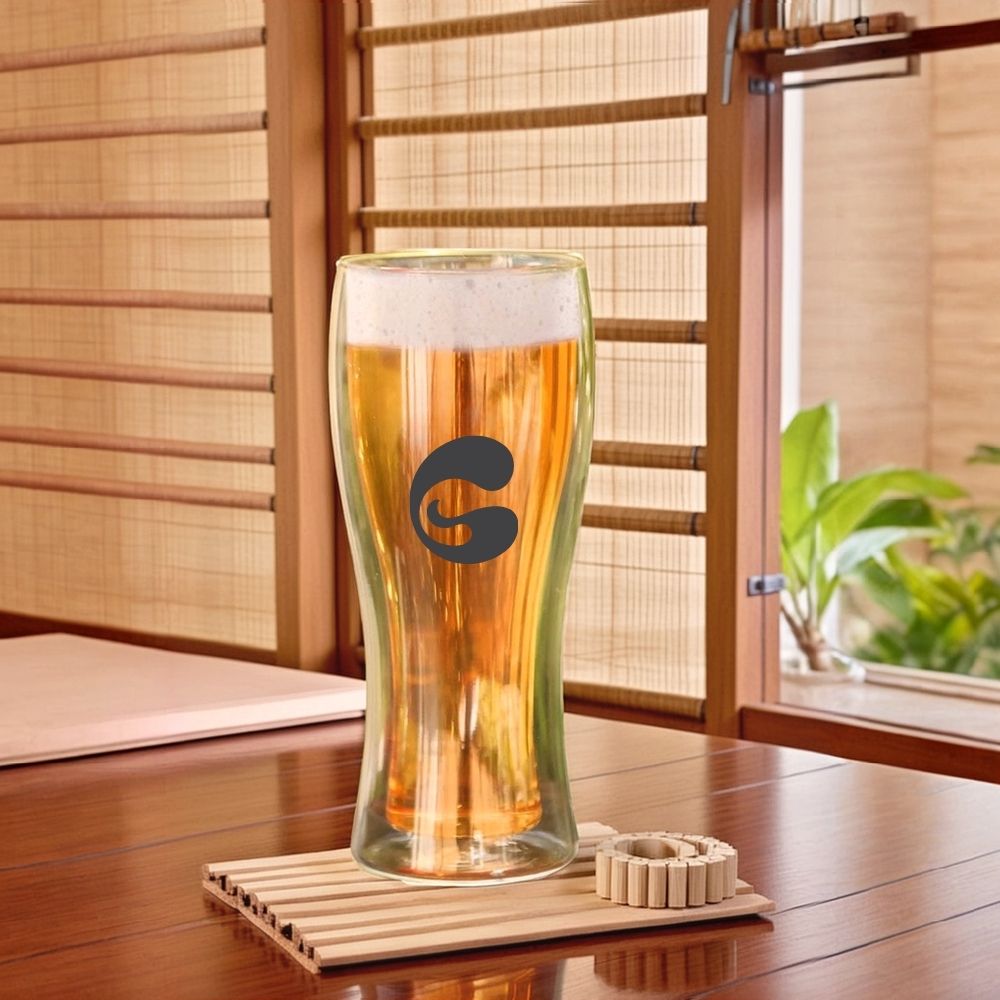 Cerveza de primera artesanía de vidrio 15 oz.