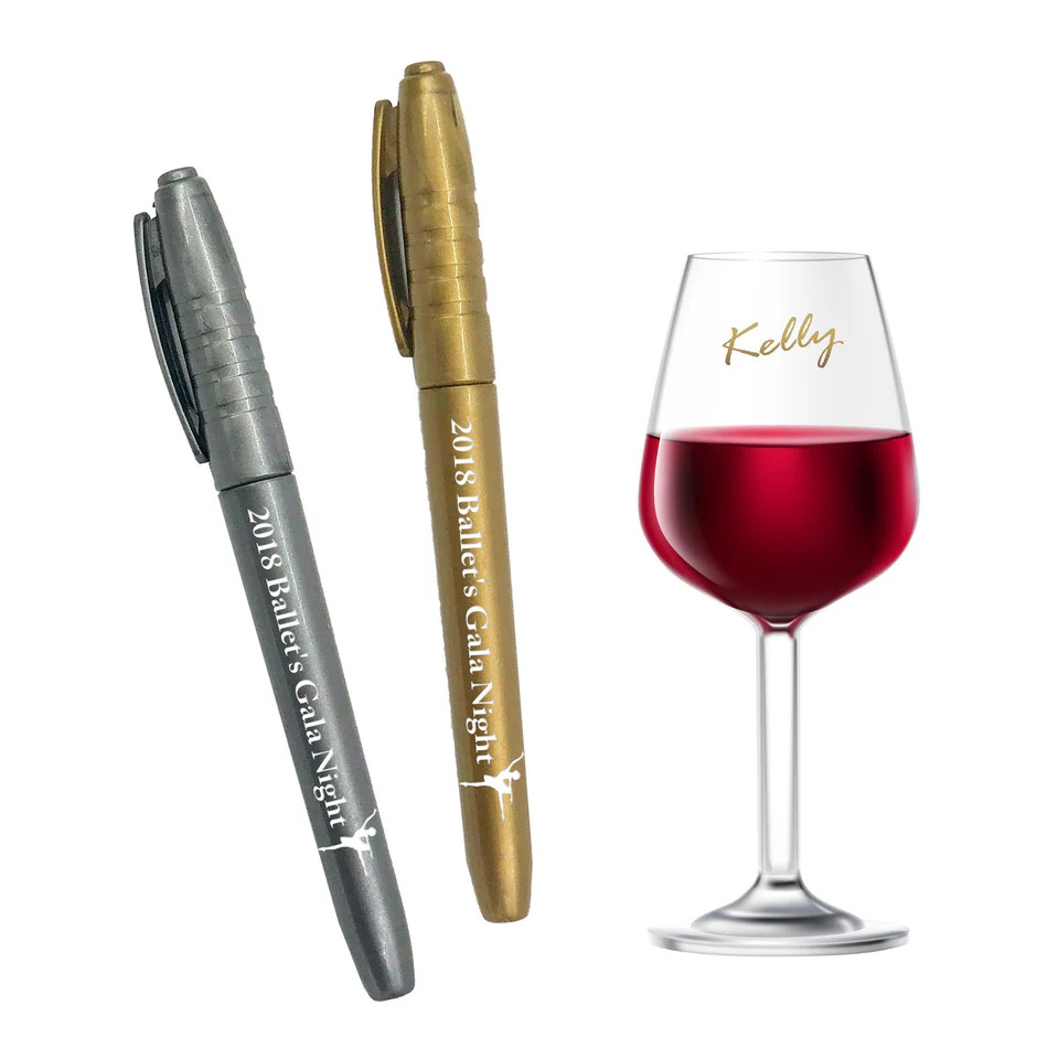 Single wine glass marker