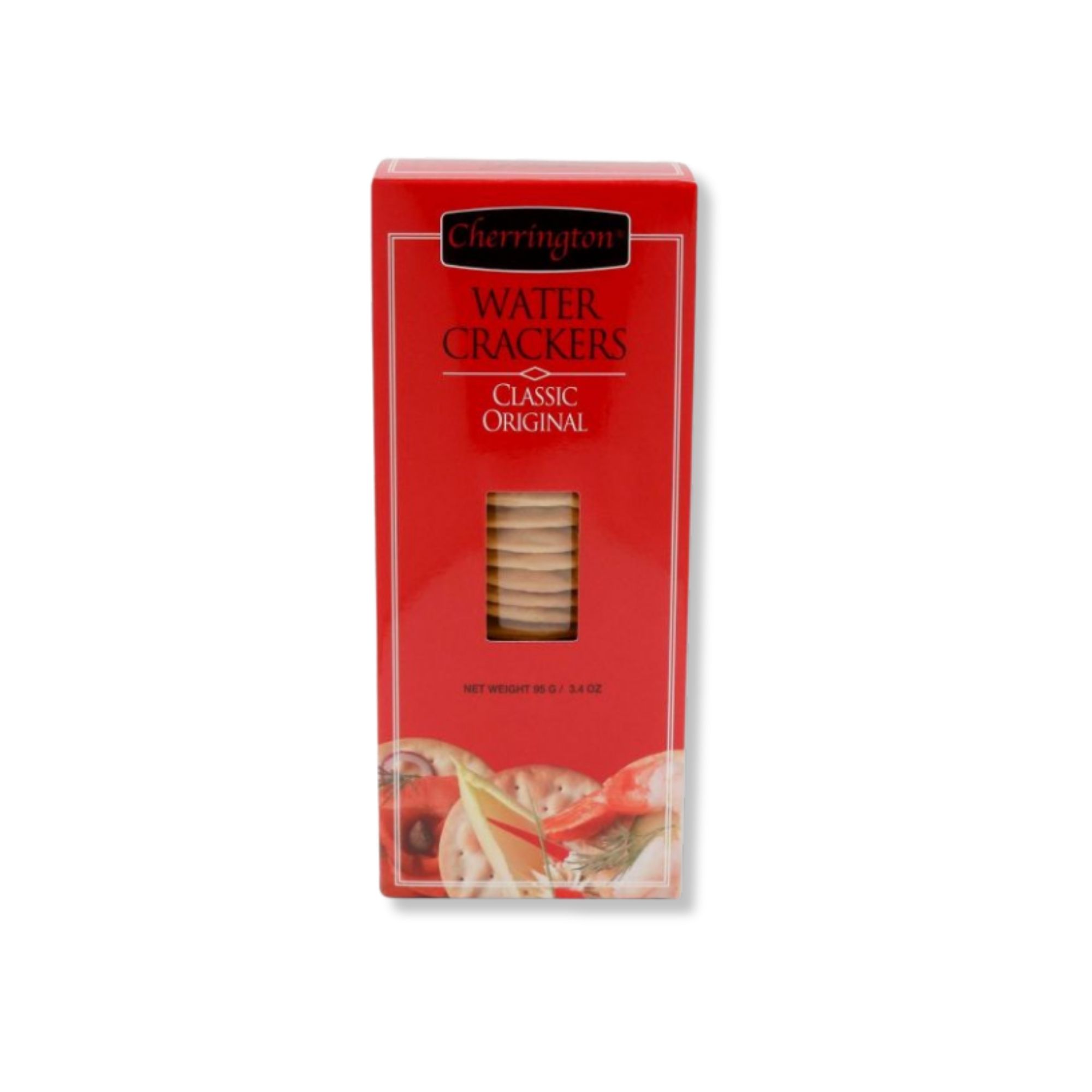 Cherrington galletas de agua clásica - rojo 95g