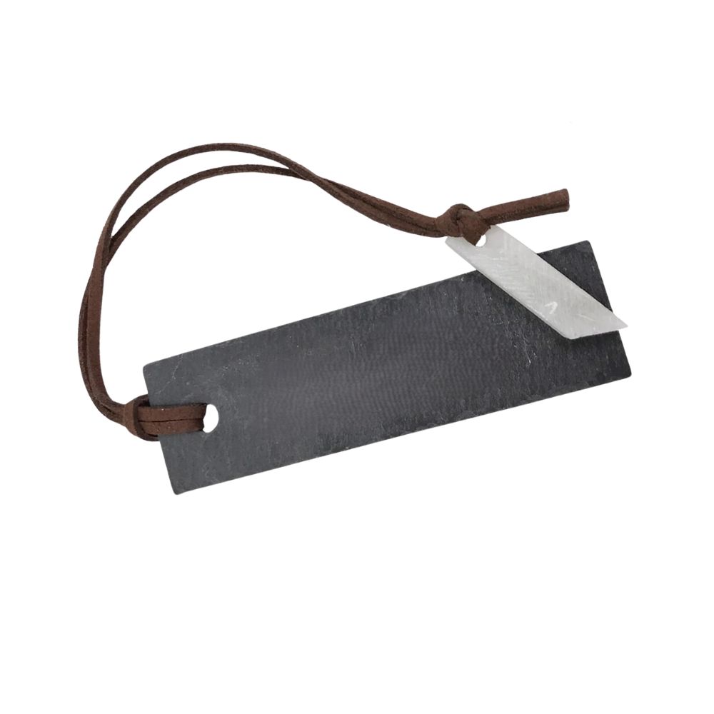Étiquette cadeau d'ardoise rectangle