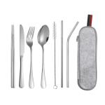 Travel Stainless Steel Utensils Set With Case