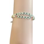 Two Layers Beaded Friendship Bracelet With Adjustable Strap