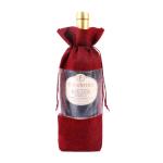Burlap Wine Bottle Bag With Mesh Window