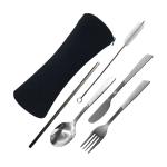 Stainless Steel Cutlery And Straw Set