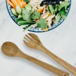 Bamboo Salad Serving Utensils